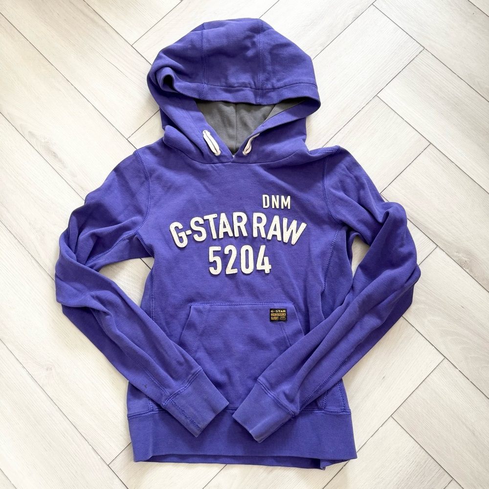 👚 G-STAR RAW PURPLE HOODIE
